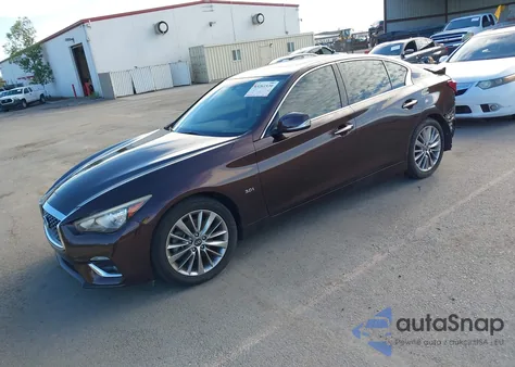 2018 Infiniti Q50 3.0T Luxe z USA, uszkodzony, nr VIN JN1EV7AP5JM591564